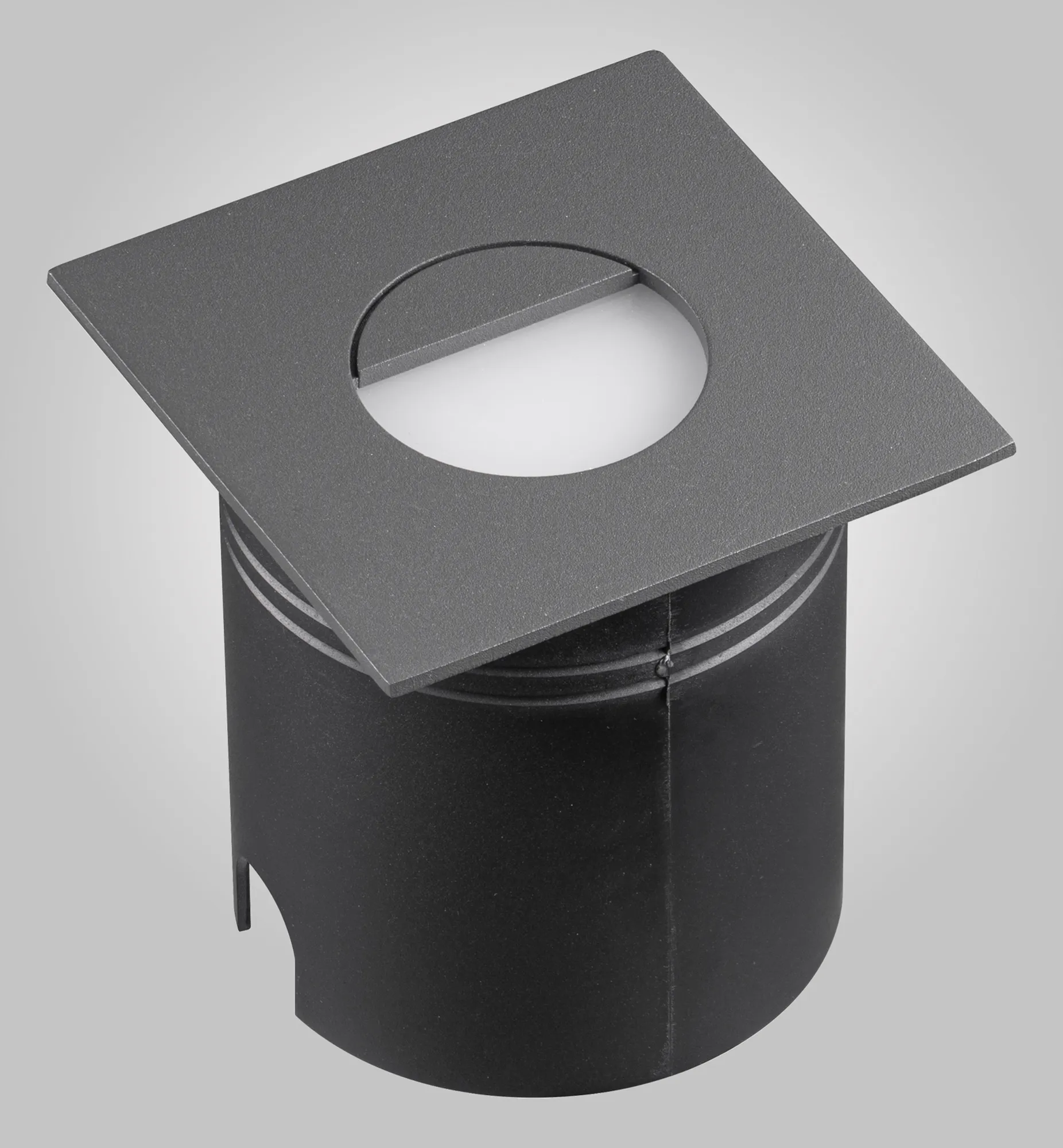 Aspen Square Eyelid Recessed Wall Lamp 3W LED IP65 Anthracite M7030  Mantra Fusion Aspen Anthracite